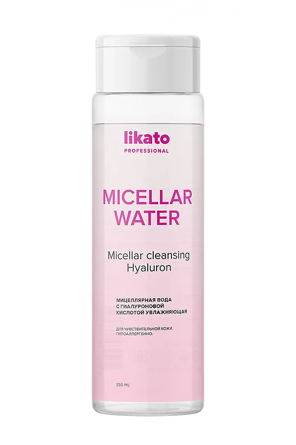 Likato Мицеллярная вода с гиалуроновой кислотой увлажняющая / Micellar Water 250 мл KRISTALLER, розовый - фото 2