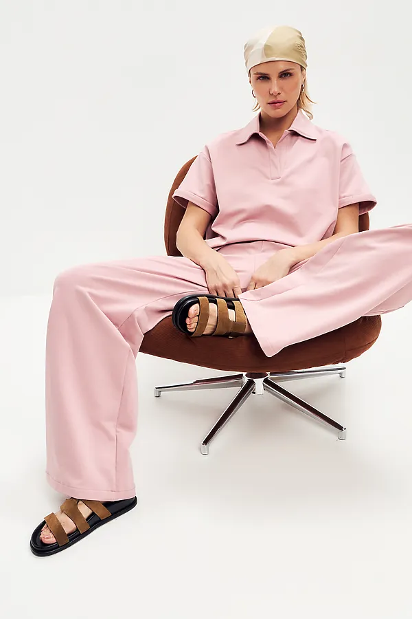 Костюм (Брюки+Свитшот) EZANNA, пудра - фото 2