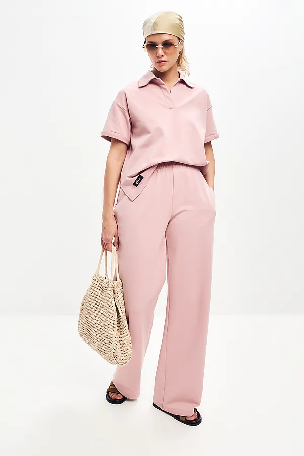 Костюм (Брюки+Свитшот) EZANNA, пудра - фото 2