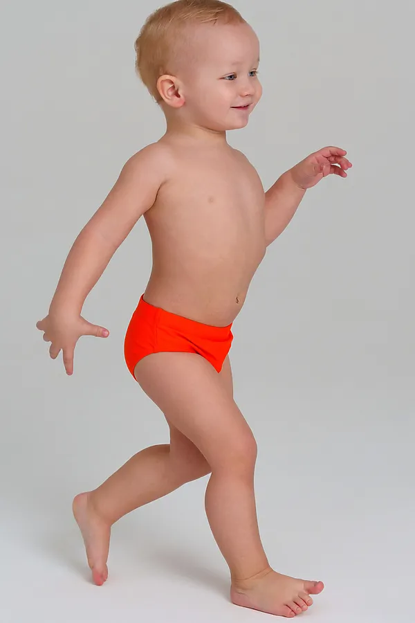 Комплект детский для мальчиков: плавки трикотажные, панама текстильная PLAYTODAY, красный,синий - фото 2