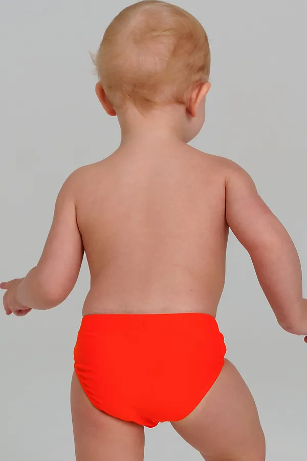 Комплект детский для мальчиков: плавки трикотажные, панама текстильная PLAYTODAY, красный,синий - фото 2