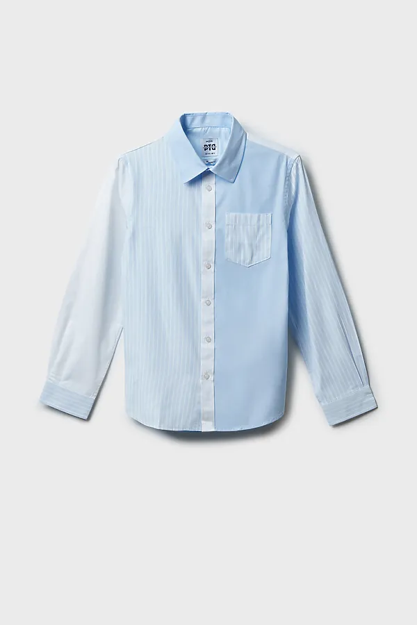 Рубашка PLAYTODAY, белый,голубой - фото 2