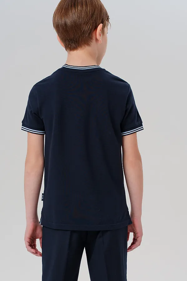 Футболка PLAYTODAY, тёмно-синий - фото 2