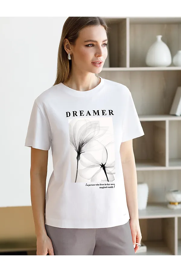 Футболка VILATTE WEAR, белый_dreamer - фото 2