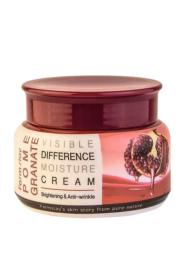 Farm Stay Антивозрастной крем для лица / Visible Difference Moisture Cream Pomegranate, 100 г KRISTALLER, гранат - фото 2