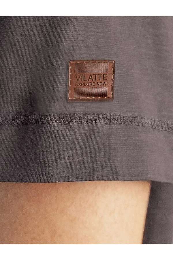 Футболка VILATTE, т.серый - фото 2