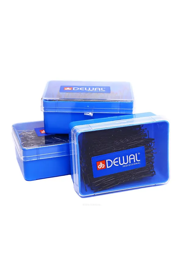 Dewal Шпильки для волос волна SLT60V-1/200, 60 мм, черный, 200 г KRISTALLER, черный - фото 2