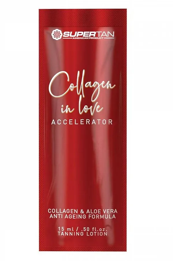 SuperTan Омолаживающий ускоритель загара с коллагеном и маслом гардении / Collagen in love, 15 мл KRISTALLER, collagen in love - фото 2