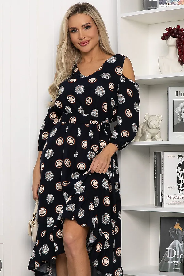 Платье LADY TAIGA, синее - фото 2