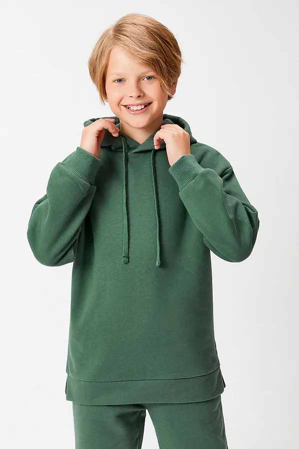 Худи ACOOLA, черно-зеленый - фото 2