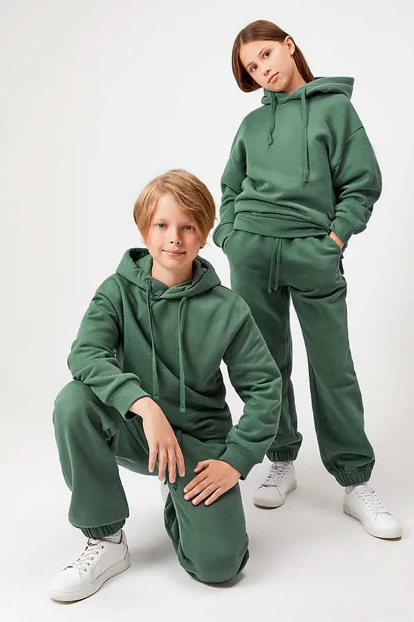 Худи ACOOLA, черно-зеленый - фото 2