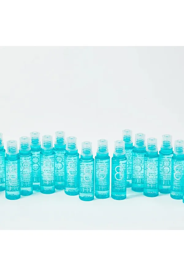 Masil Маска-филлер для увеличения объема волос / 8 Seconds Salon Hair Volume Ampoule, 20 шт. x 15 мл KRISTALLER, голубой - фото 2