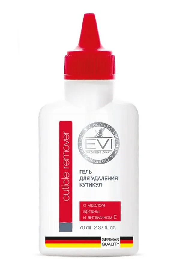 EVI professional Гель для удаления кутикулы с маслом арганы и витамином Е, 70 мл KRISTALLER, бесцветный - фото 2