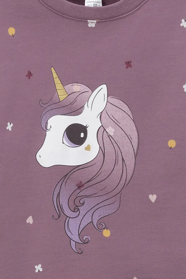 Пижама CROCKID, темная орхидея, полянка - фото 2