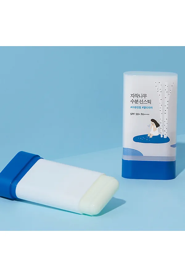 ROUND LAB Солнцезащитный стик c берёзовым соком и гиалуроновой кислотой / Birch Juice Moisturizing Sun Stick SPF50+ PA++++, 19 г KRISTALLER, белый - фото 2