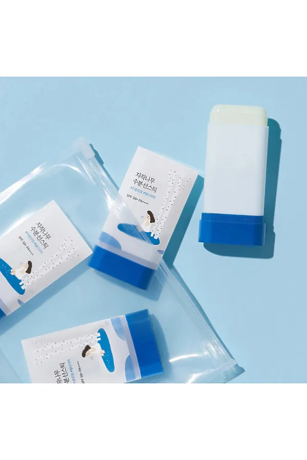 ROUND LAB Солнцезащитный стик c берёзовым соком и гиалуроновой кислотой / Birch Juice Moisturizing Sun Stick SPF50+ PA++++, 19 г KRISTALLER, белый - фото 2