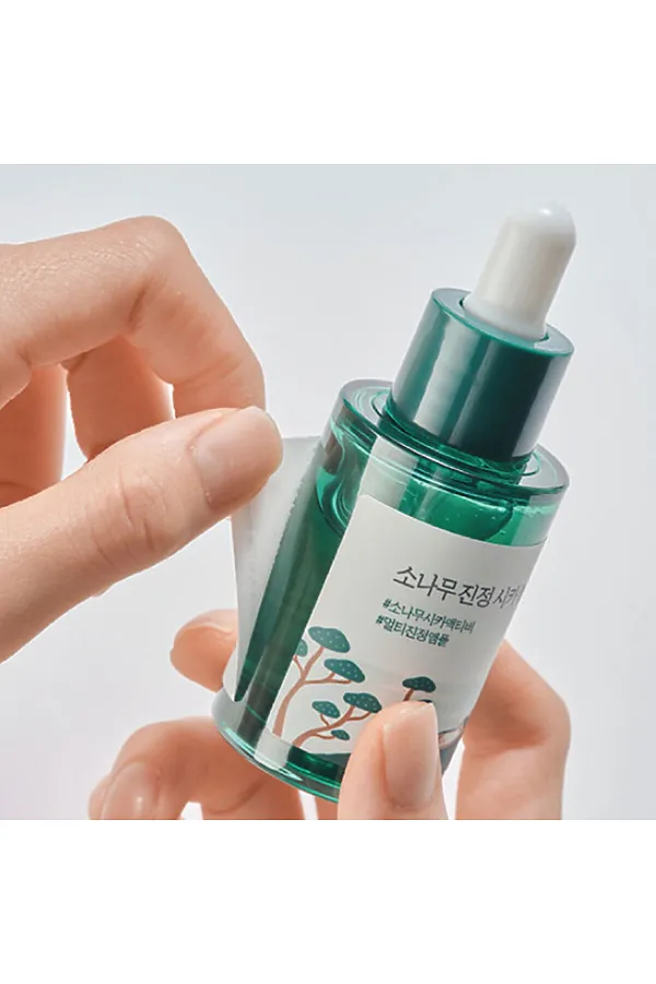 ROUND LAB Сыворотка с экстрактами сосны и центеллы для проблемной кожи / Pine Calming Cica Ampoule, 30 мл KRISTALLER, прозрачный - фото 2