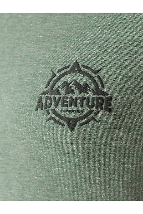 Футболка VILATTE, св.оливковый меланж_adventure - фото 2