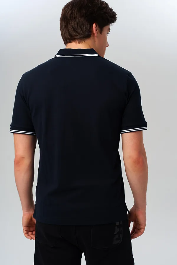 Поло PLAYTODAY, тёмно-синий - фото 2