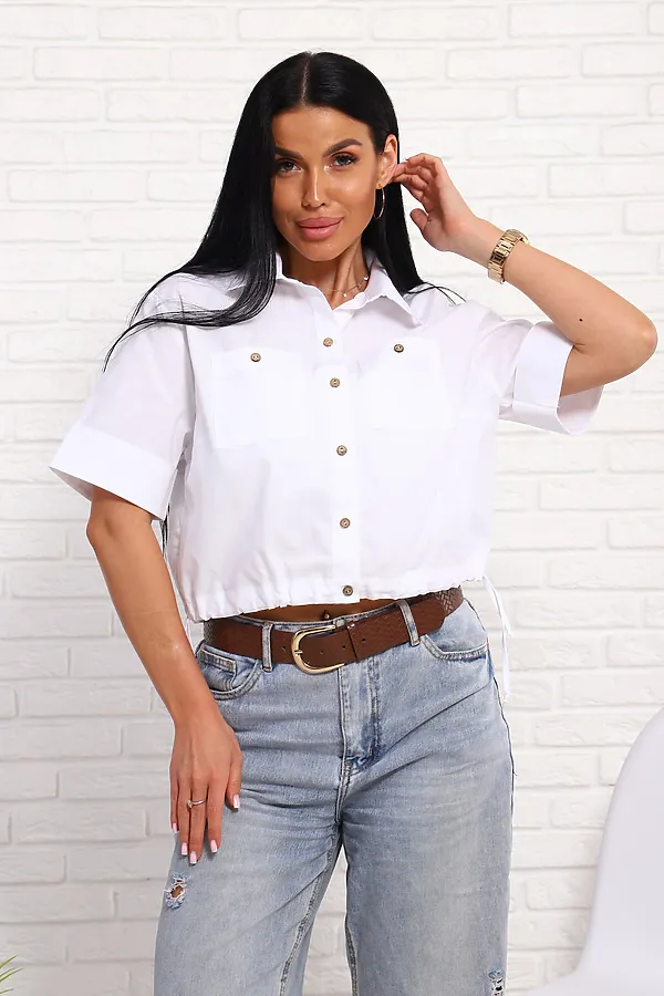 Рубашка 1063 НАТАЛИ, белый - фото 2