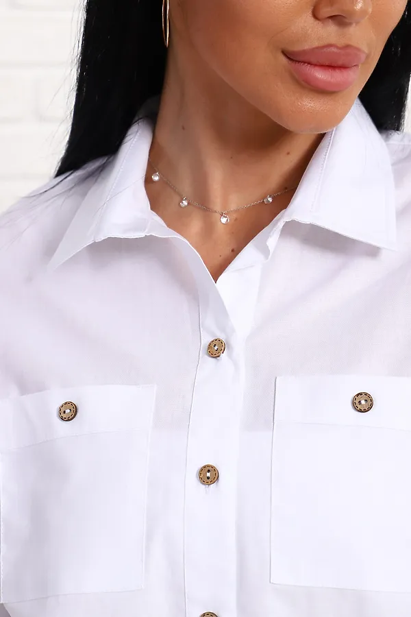 Рубашка 1063 НАТАЛИ, белый - фото 2
