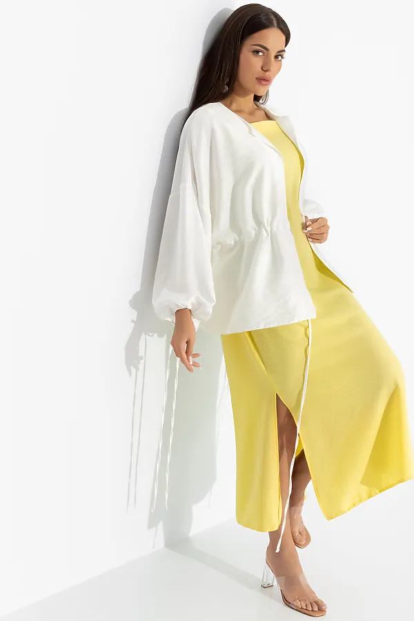 Костюм (Жакет+Платье) CHARUTTI, белый - фото 2