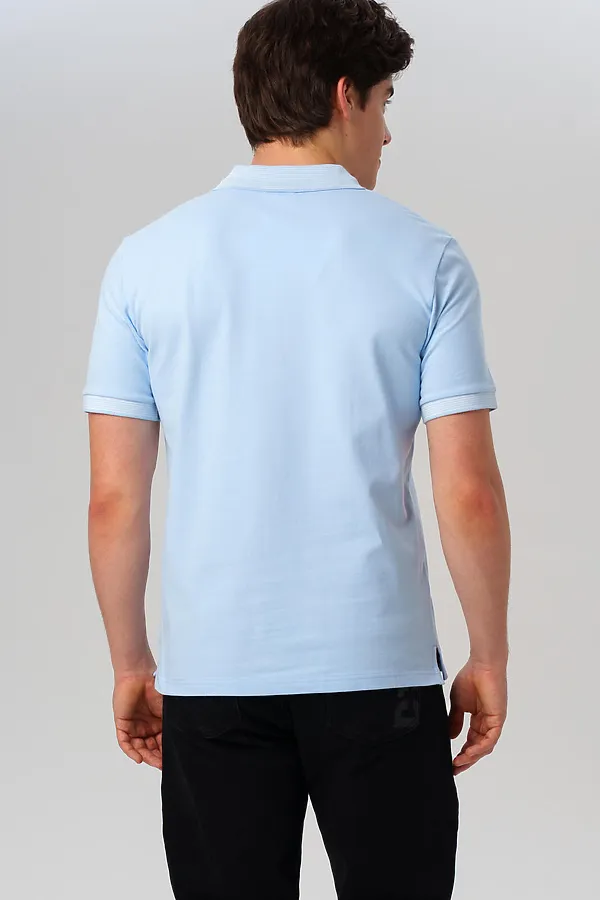 Поло PLAYTODAY, голубой - фото 2