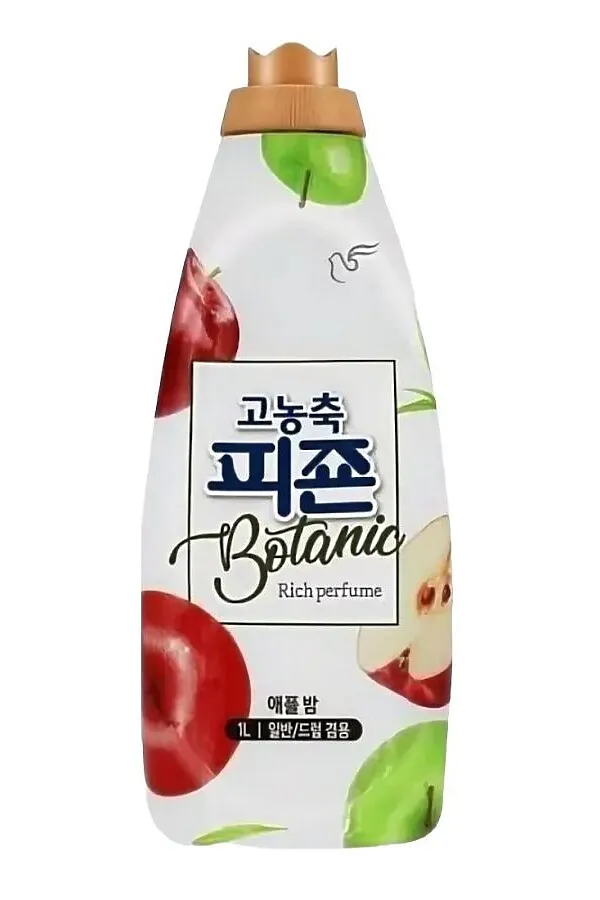PIGEON Кондиционер для белья парфюмированный супер-концентрат / Botanic Perfume Apple Balm, 1000 мл KRISTALLER, яблоко - фото 2