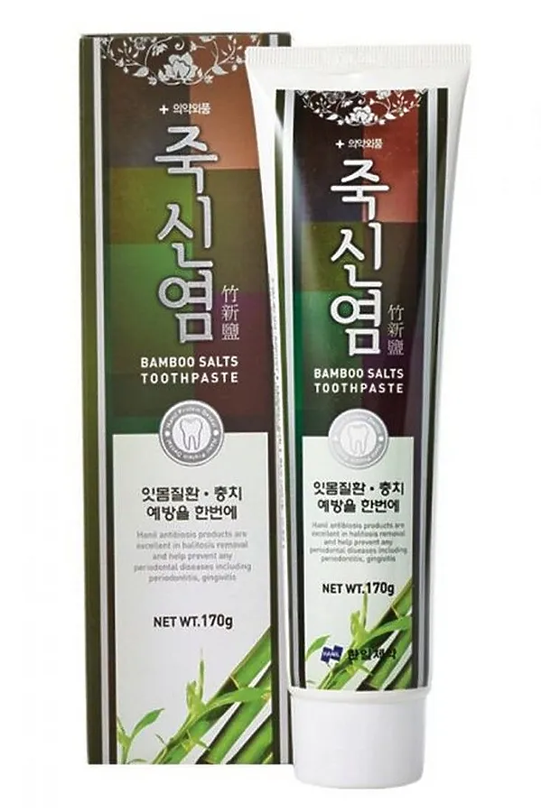 Hanil Зубная паста с бамбуковой солью / Bamboo Salts Toothpaste, 170 мл KRISTALLER, бамбуковая соль - фото 2