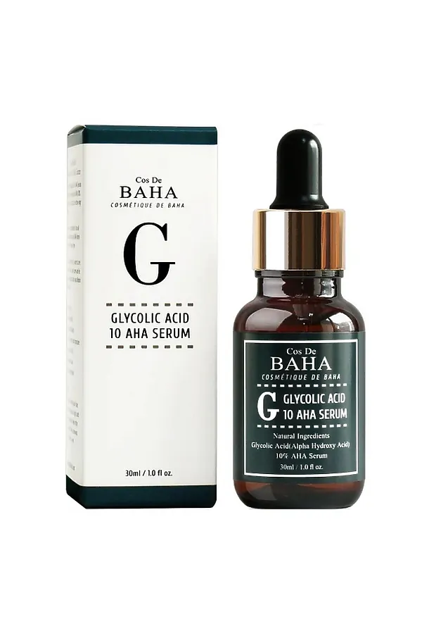 Cos De BAHA Сыворотка c гликолевой кислотой для проблемной кожи / G Glycolic Acid 10 AHA Serum, 30 мл KRISTALLER, бесцветный - фото 2