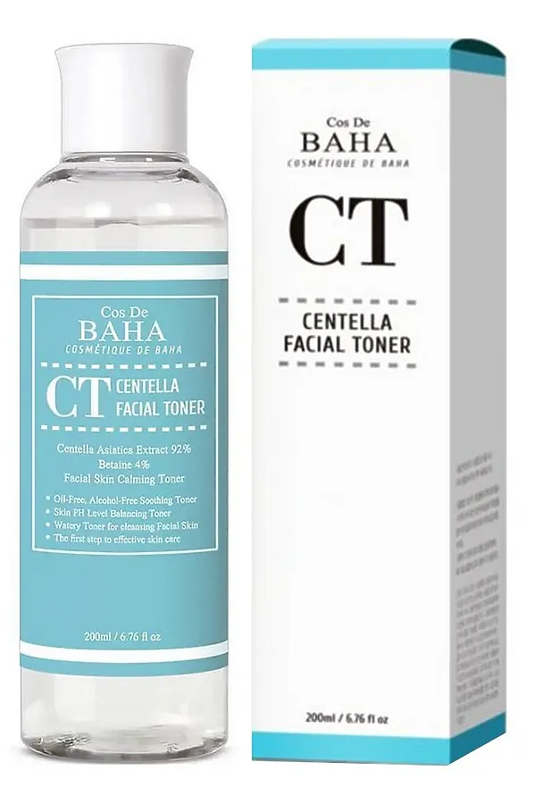 Cos De BAHA Восстанавливающий тонер с 92% центеллы / CT Centella Facial Toner, 200 мл KRISTALLER, бесцветный - фото 2