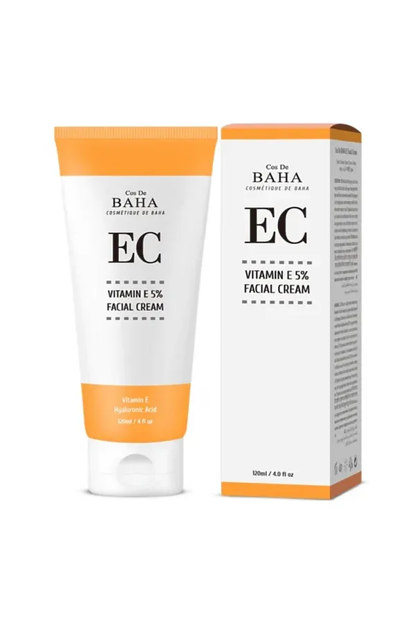 Cos De BAHA Крем для лица с витамином E 5% / Vitamin E Gel Cream (EC120), 120 мл KRISTALLER, бесцветный - фото 2
