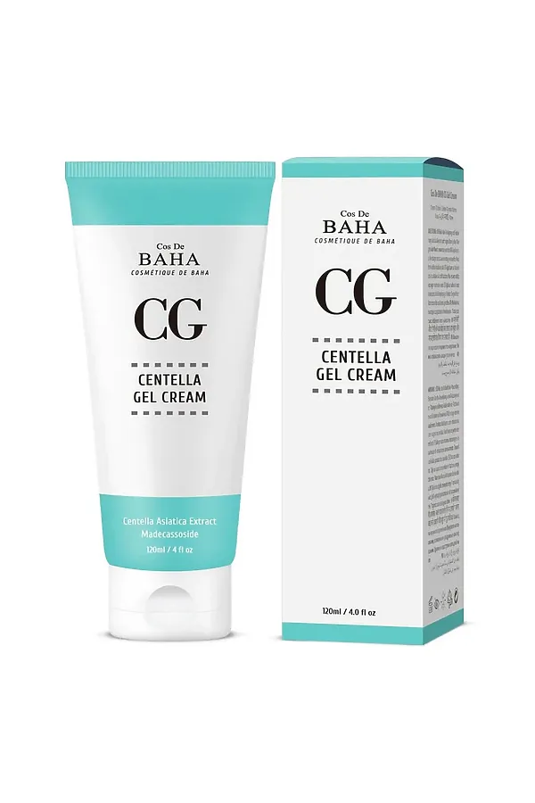 Cos De BAHA Успокаивающий гель-крем для лица и шеи с центеллой / Centella Gel Cream (CG120), 120 мл KRISTALLER, бесцветный - фото 2