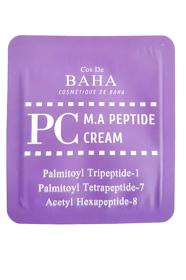 Cos De BAHA Крем для лица антивозрастной с пептидами (пробник) / M.A. Peptide Cream Sample (PC), 1,5 мл KRISTALLER, бесцветный - фото 2