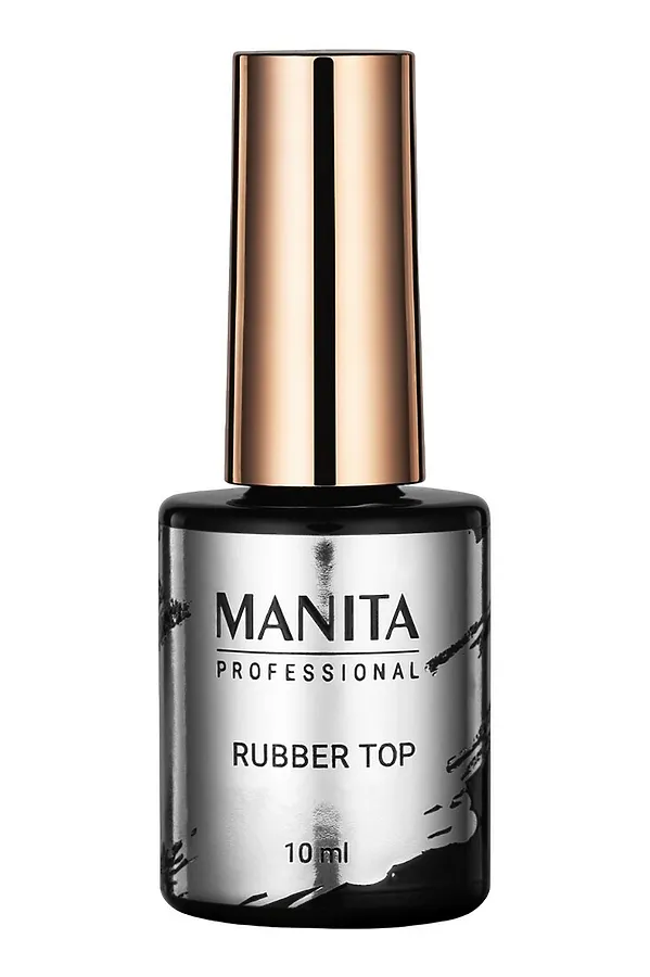 Manita Professional Топ каучуковый без липкого слоя / Top Rubber, 10 мл KRISTALLER, бесцветный - фото 2