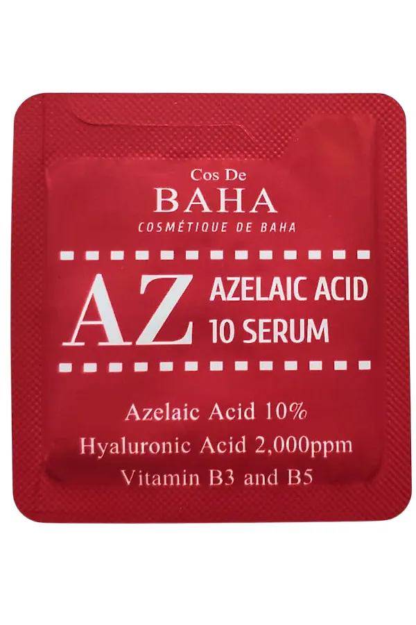 Cos De BAHA Противовоспалительная сыворотка для лица с азелаиновой кислотой / Azelaic Acid 10 Serum Sample (AZ), 1.5 мл KRISTALLER, бесцветный - фото 2