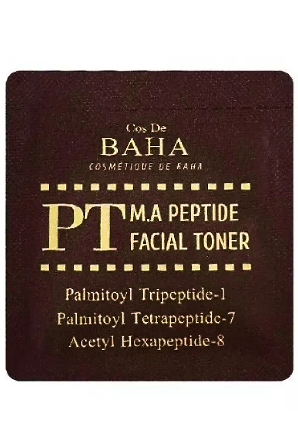 Cos De BAHA Пептидный тонер для лица с матриксилом и аргирелином / M.A. Peptide Facial Toner Sample (PT), 1,5 мл KRISTALLER, бесцветный - фото 2