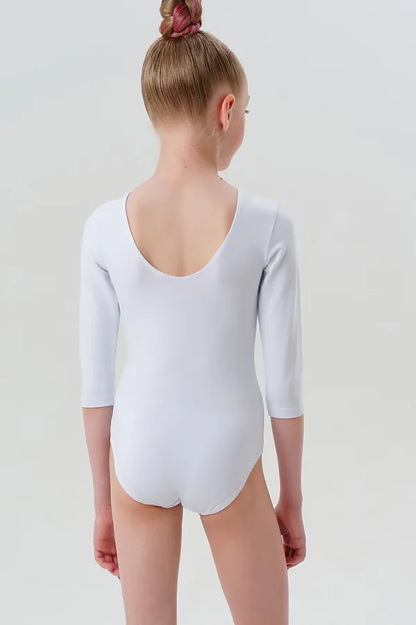 Боди гимнастический PLAYTODAY, белый - фото 2