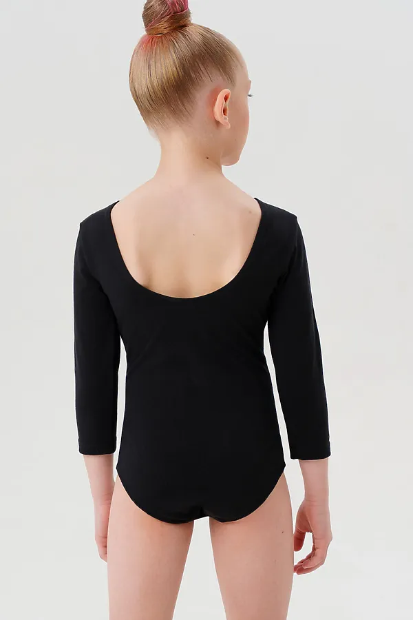 Боди гимнастический PLAYTODAY, черный - фото 2