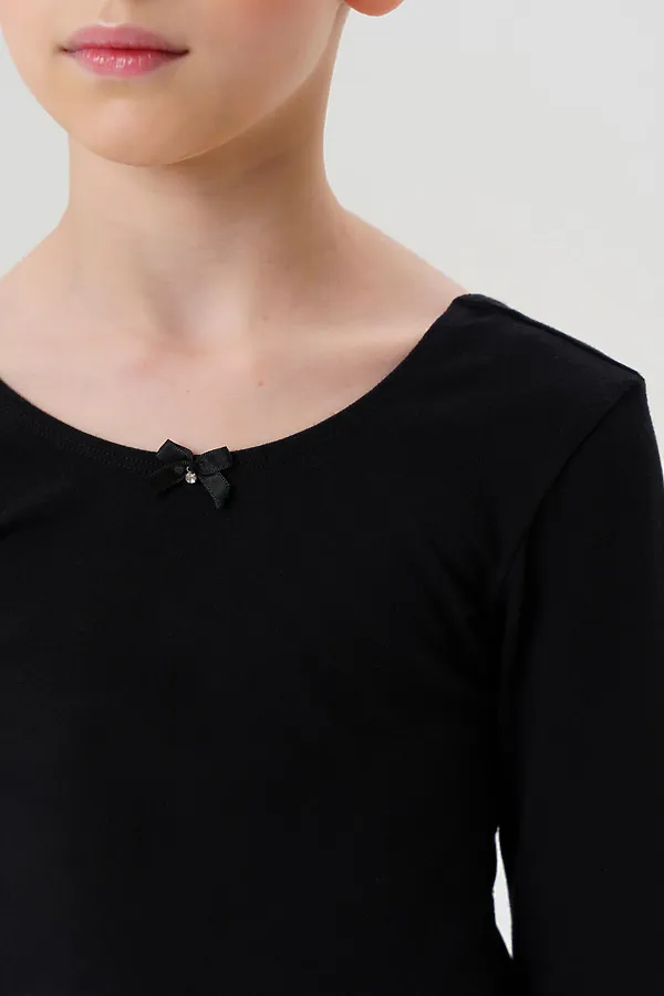 Боди гимнастический PLAYTODAY, черный - фото 2