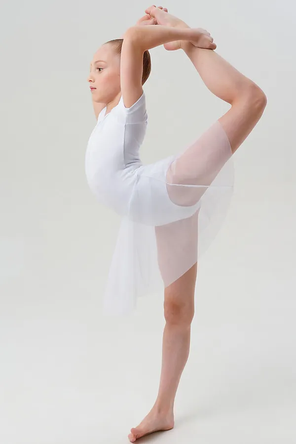 Боди гимнастический PLAYTODAY, белый - фото 2