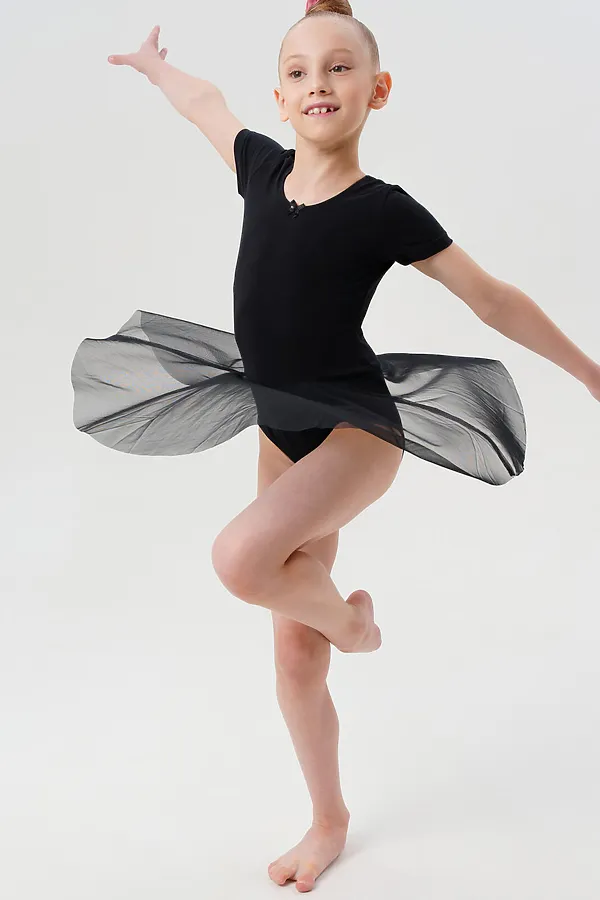 Боди гимнастический PLAYTODAY, черный - фото 2