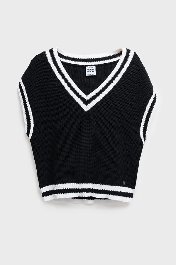 Жилет PLAYTODAY, черный,белый - фото 2