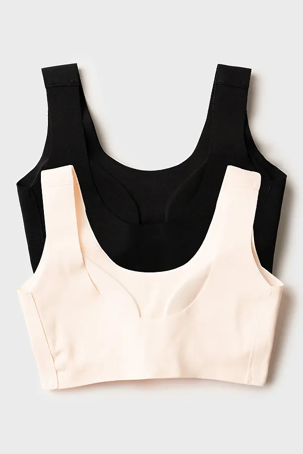 Топы, 2 шт. PLAYTODAY, черный,светло-бежевый - фото 2