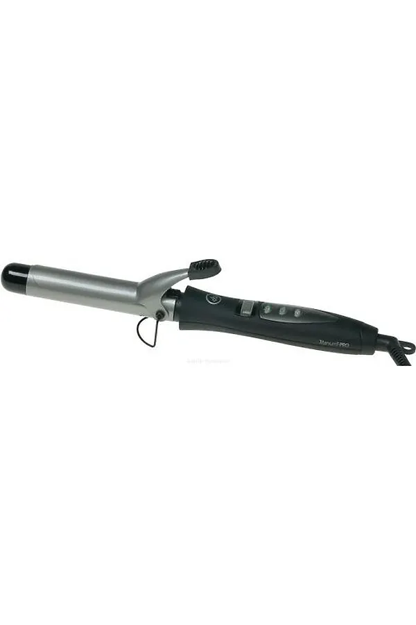 Dewal Плойка для волос с терморегулятором / Titanium T Pro 03-19T, 19 мм, черный, 45 Вт KRISTALLER, черный - фото 2
