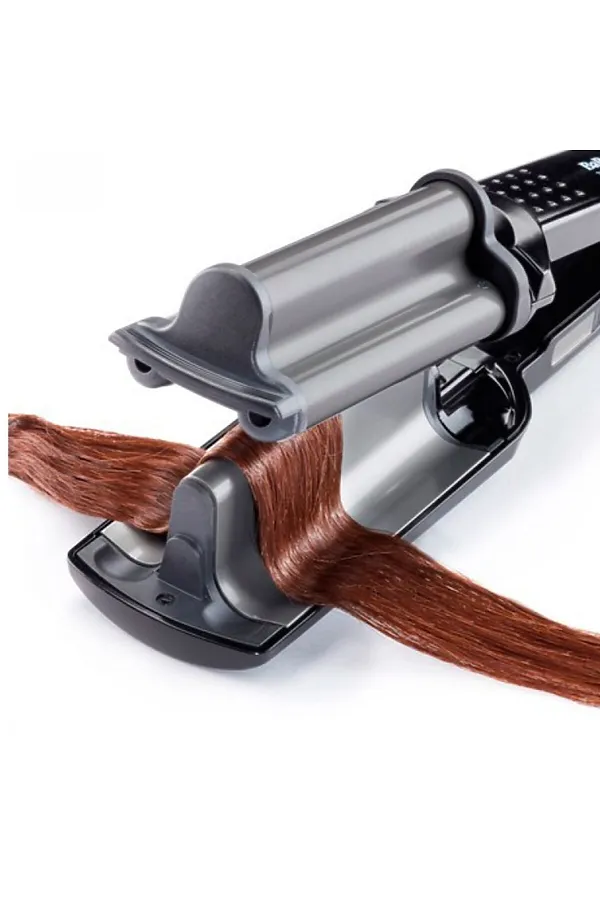 BaByliss Профессиональная тройная плойка для создания волн на волосах / PRO IONIC HI DEF WAVER BAB2469TTE, 95 Вт KRISTALLER, черный - фото 2