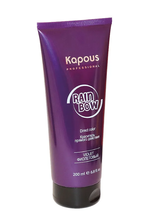 Kapous Краситель прямого действия для волос / Rainbow, фиолетовый, 200 мл KRISTALLER, фиолетовый - фото 2
