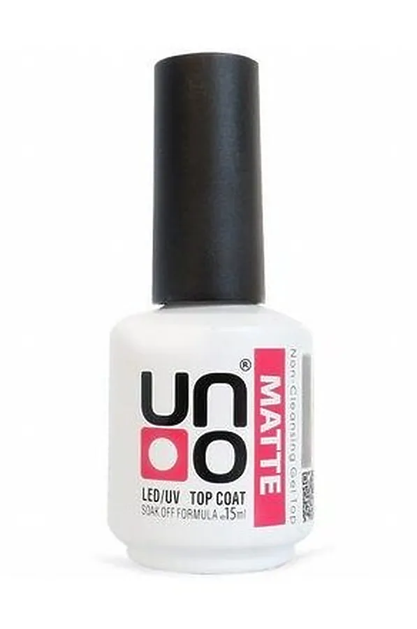 Uno Верхнее покрытие для гель-лака MATTE, 15 мл KRISTALLER, бесцветный - фото 2