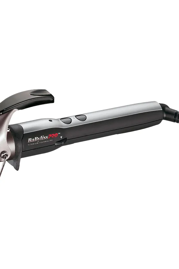 BaByliss Профессиональная плойка для волос / PRO Titanium Tourmaline Ceramic Pulse BAB2174TTE, 50 Вт, 32 мм KRISTALLER, серый - фото 2