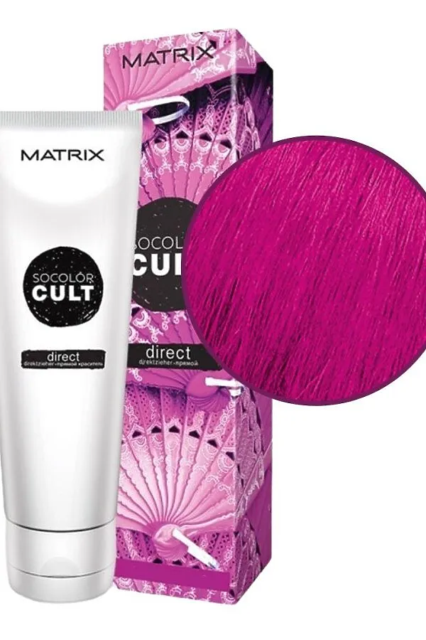 Matrix Краситель прямого действия / Socolor Cult, фуксия, 118 мл KRISTALLER, фуксия - фото 2